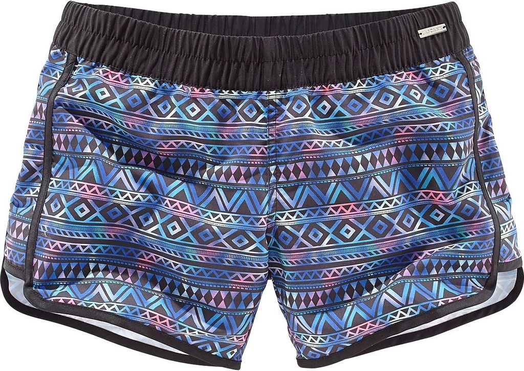 LASCANA Badeshorts schwarz-bedruckt Größe 50