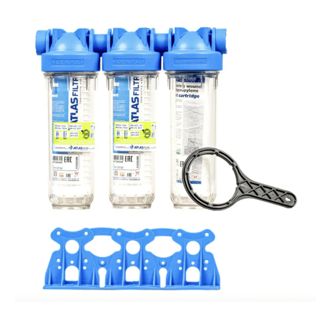 Filtro Triplo a 3 Stadi 1" | Acqua Pura per la Tua Famiglia
