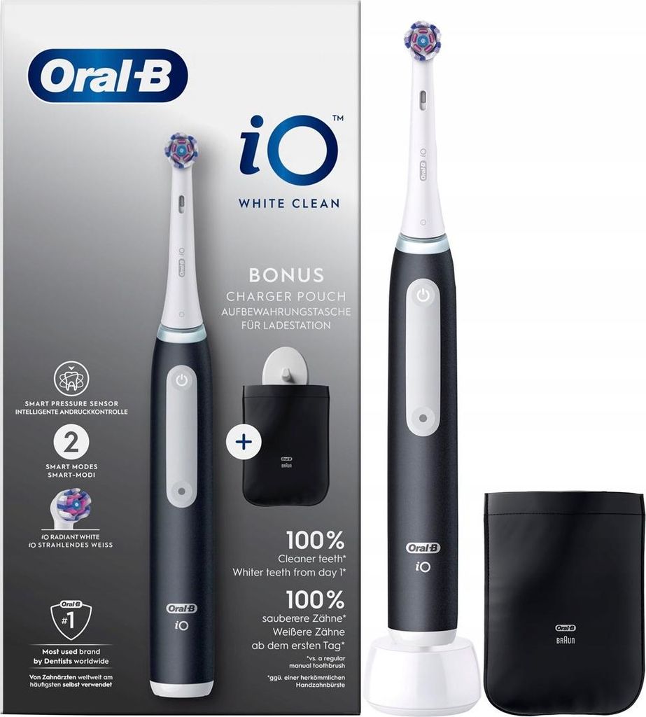 Oral-B black and white toothbrush + case Immagine del prodotto 
