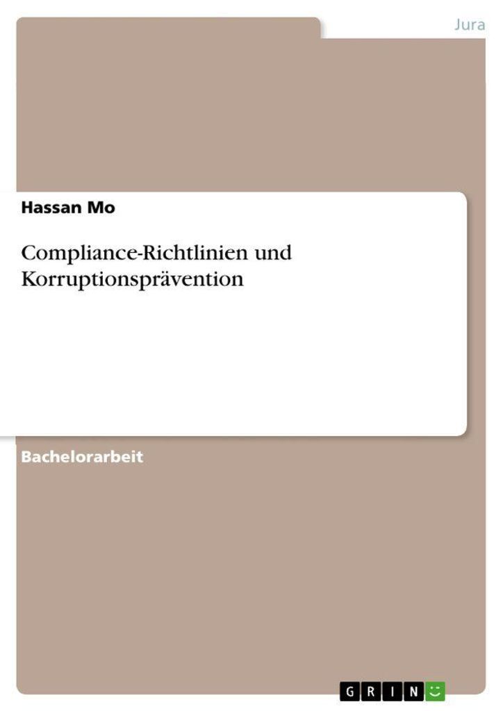 Compliance-Richtlinien und Korruptionsprävention