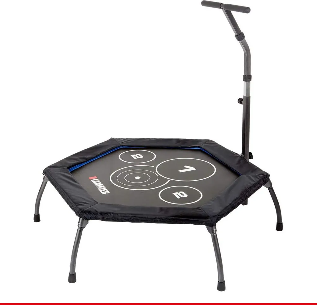 Trampoline de fitness pour entraînement à domicile avec coaching vidéo