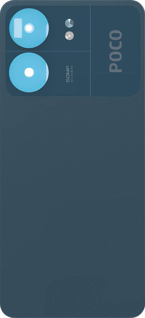 Clappio, Ersatz-Rückseite für Xiaomi Poco C65, Blau