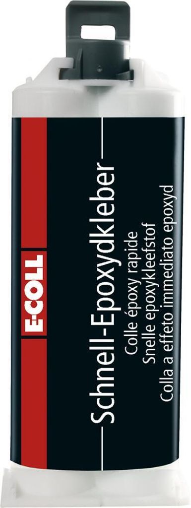 E-Coll 2K-Schnell-Epoxyd-Kleber 50g Doppelkammerkartusche, 4317784464994