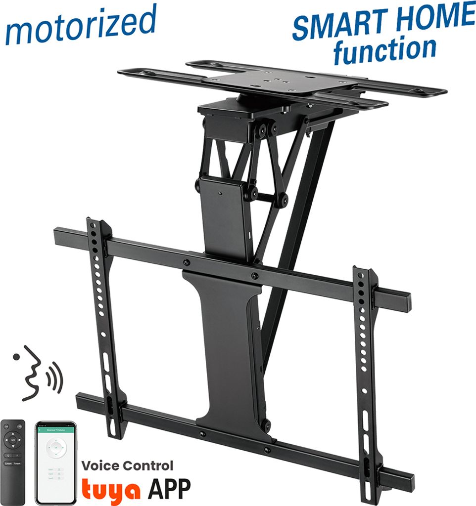 my wall HL 49 ML TV Deckenhalter klappbar motorisiert 32 - 75 Zoll Fernseher sprachgesteuert Smart