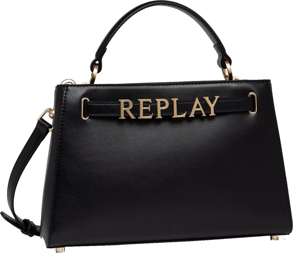 REPLAY Umhängetasche Handtasche Crossbody Bag Black schwarz