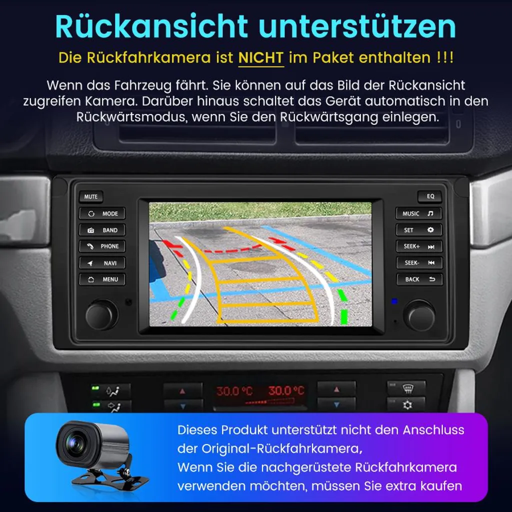 Autoradio BMW X5 E53 7" Android 13 CarPlay GPS: Offerta Imperdibile - 8