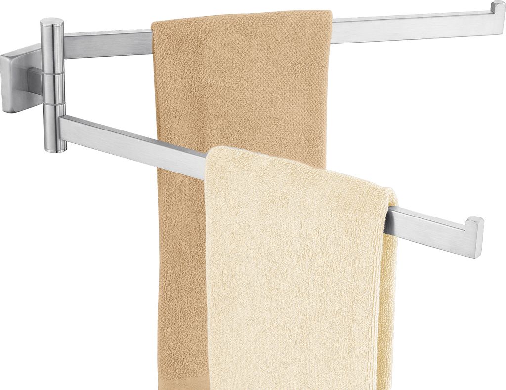 Handtuchhalter, Doppelter Schwenkbar Handtuchstange, Produktbild 1