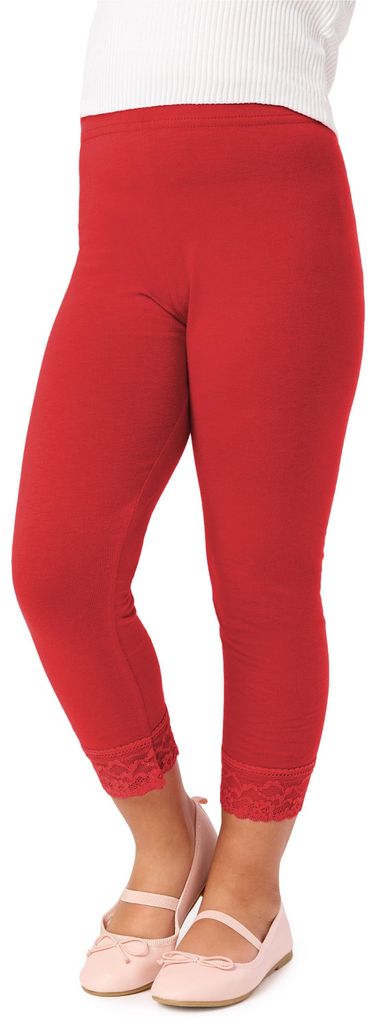 Merry Style Mädchen 3/4 Leggings MS10-293(Rot,152 cm) Produktbild 