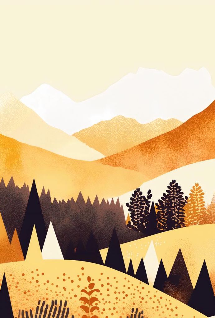 Plakat 67,5x100cm Goldener Westen im Aufblühen