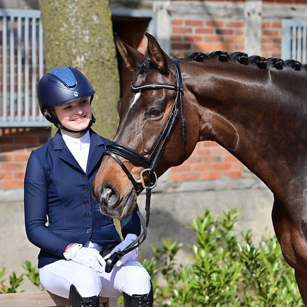 Veste d'équitation Malaga BUSSE Bleu Taille 38 pour Concours - 6