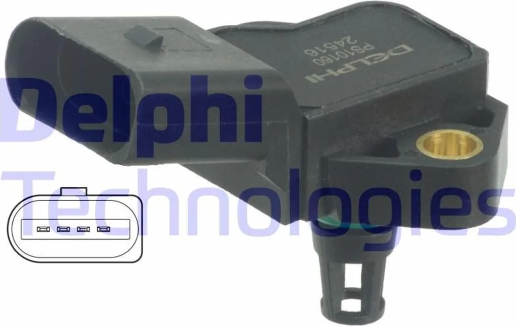 Capteur MAP Delphi PS10160 OE 036906051F haute précision pour Bora IV
