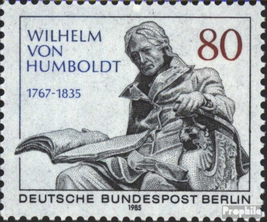 Briefmarken Berlin (West) 1985 Mi 731 (kompl.Ausgabe) postfrisch Humboldt
