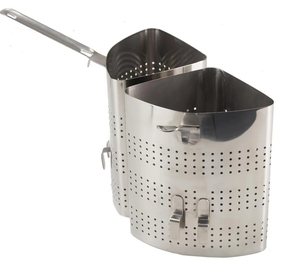 Inserto Pasta Professionale in Acciaio Inox - Setaccio 2 Pezzi