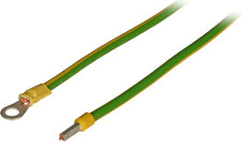 Tresse de masse EFB 6 mm avec cosse M6 et embout AE pour liaison électrique