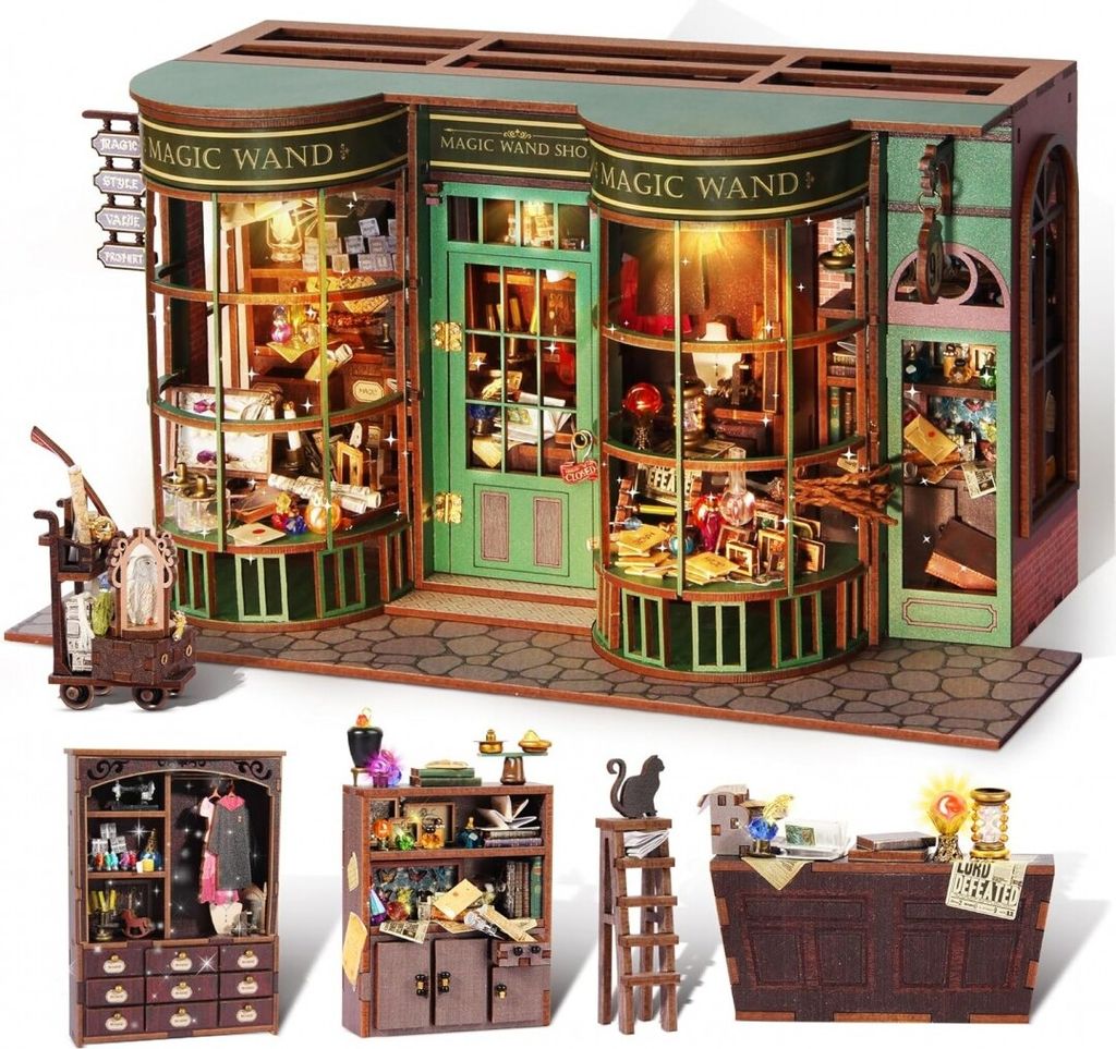 DIY Book Nook - Harry-Potter-Miniaturladen | Puzzle 3D | Produktbild 3