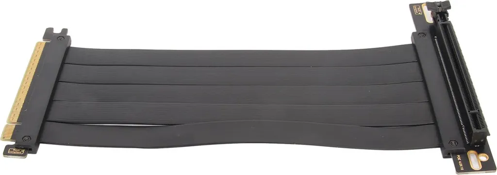 Riser PCIe 4.0 16x Haut Débit - Câble Flexible 90° pour RTX 4090 30cm - 2