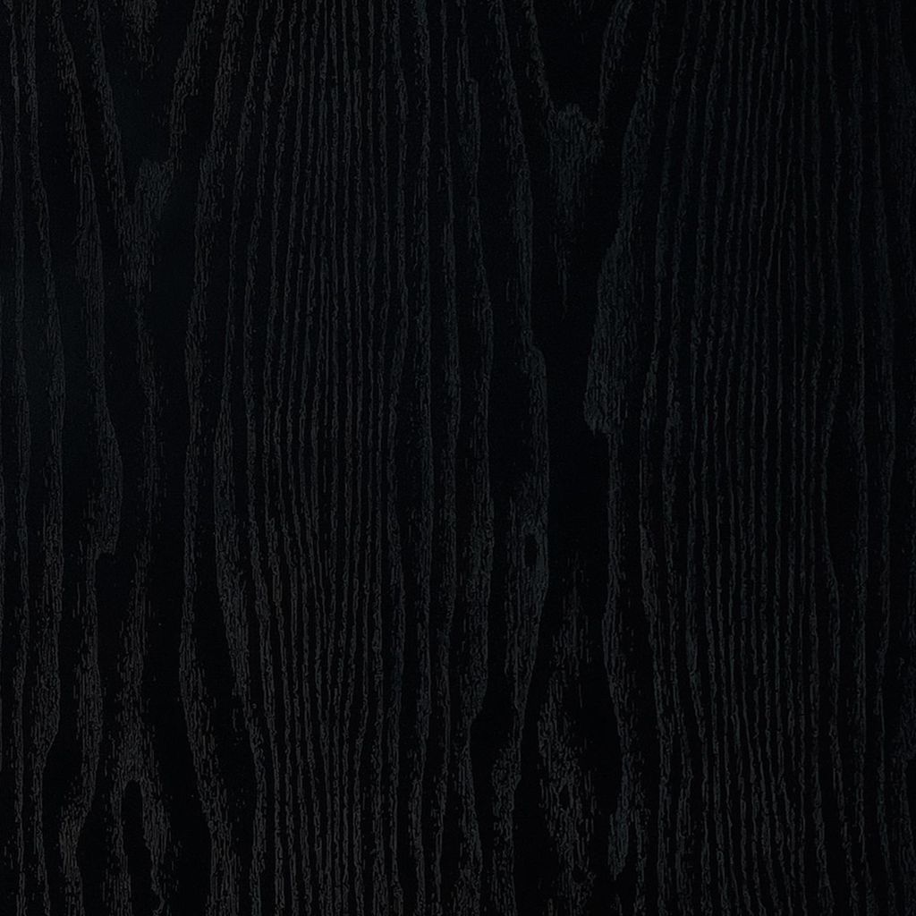Klebefolie Möbel 45x50 cm - Holz Schwarz Matt - Möbelfolie Holzoptik selbstklebend - PVC Folie für kreative Raumgestaltung - Selbstklebende Foli...