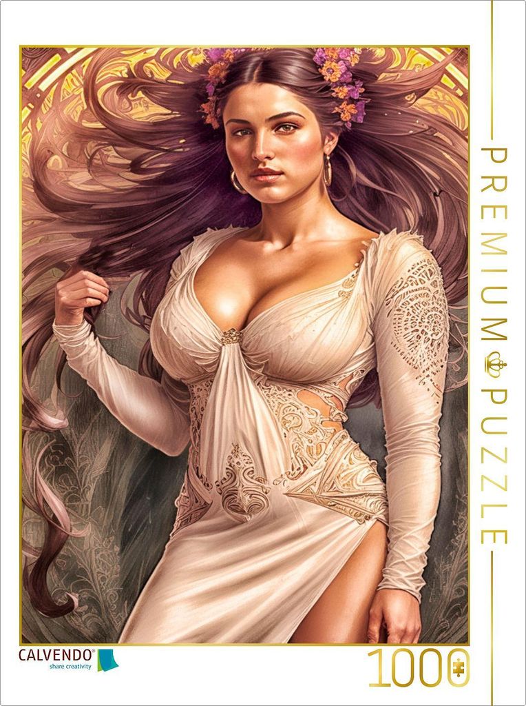 CALVENDO Puzzle Yolandas neues Kleid ist eine Tunika neu in der Premiumausführung. | 1000 Teile Lege-Größe 64x48cm Foto-Puzzle für glückliche ...
