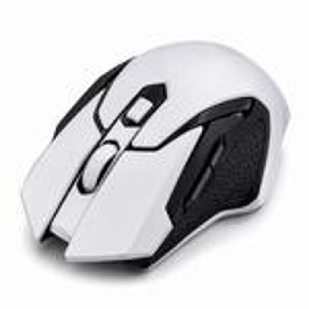 Kabellose Gaming Maus 1000 / 1200 / 1600 DPI 3 Stufen Auto Sleep Funktion Weiß
