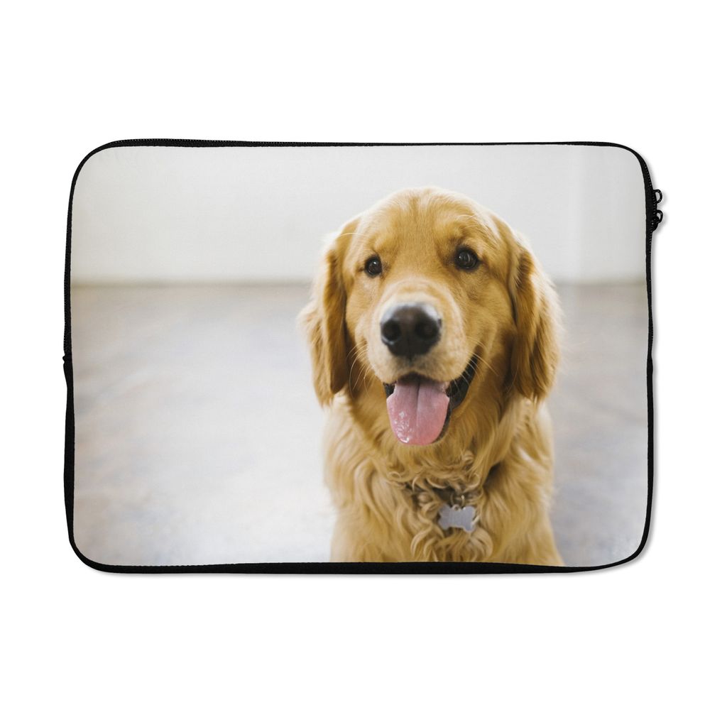 MuchoWow Laptop Hülle 13 Zoll Porträt eines superschönen Golden Retrievers Laptoptasche - Laptophülle - Sleeve - Rundumschutz