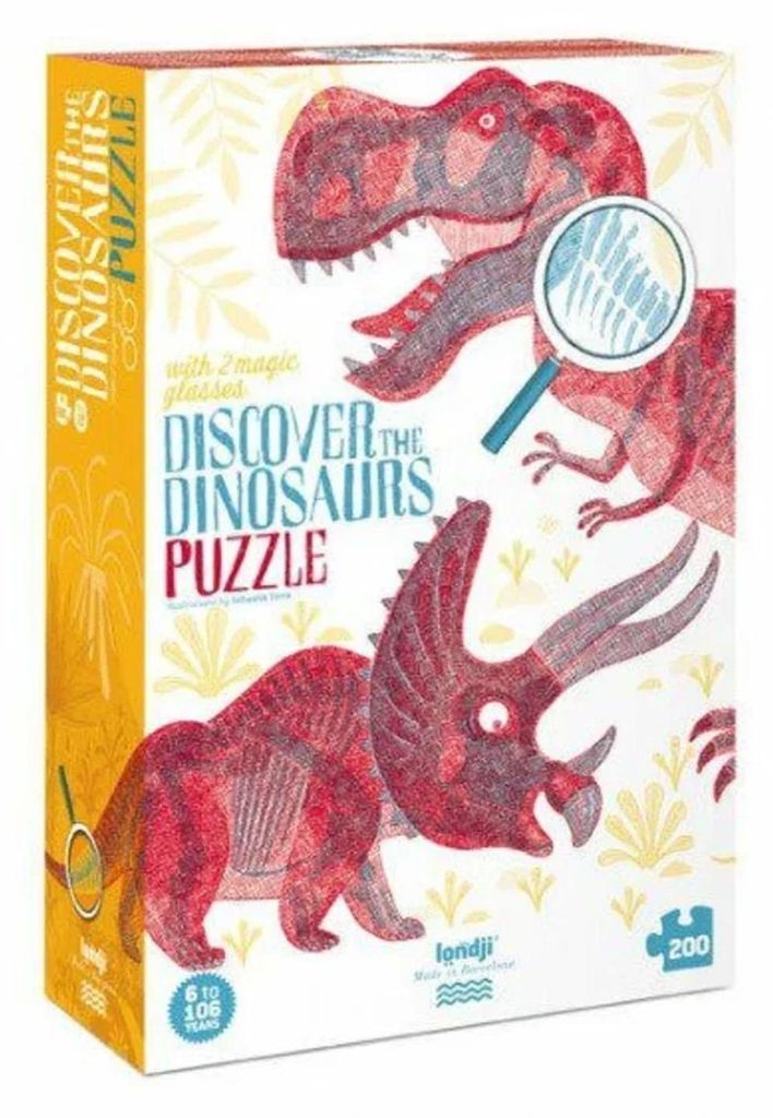Puzzle Londji Odkryj dinozaury Zdjęcie produktu 