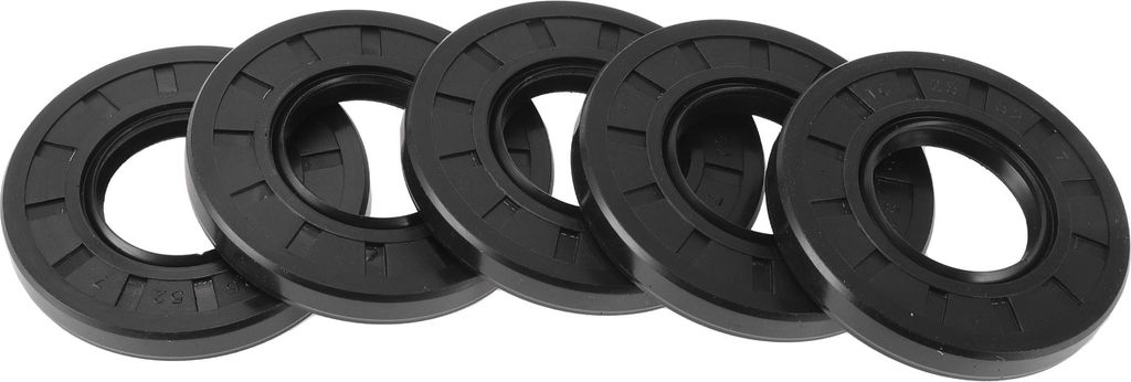 5 Stück Rotary Shaft Seal Hochdruck-Öldichtung 25x52x7mm Schwarz Nitril 70 Durometer Gummi