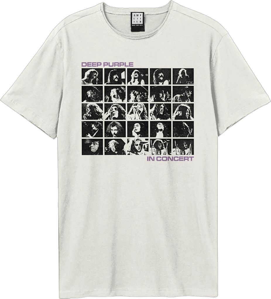 Amplified - "In Concert" T-Shirt für Herren/Damen Uni GD2303 (XS) (Altweiß)