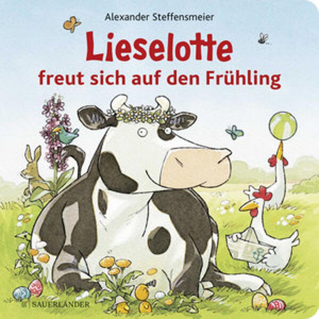 Lieselotte freut sich auf den Frühling: Pappbilderbuch über Ostern ab 2