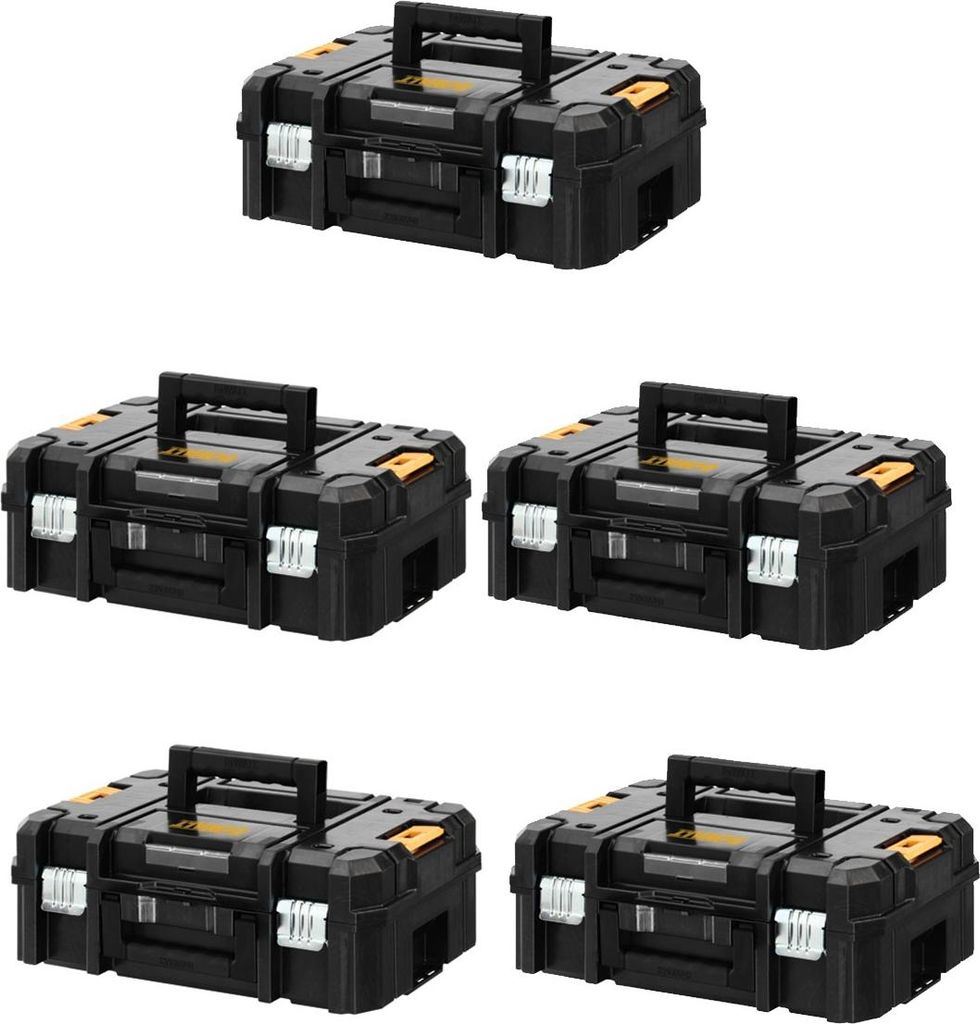 Pack mit 5 Koffers DeWALT TSTAK II Produktbild 