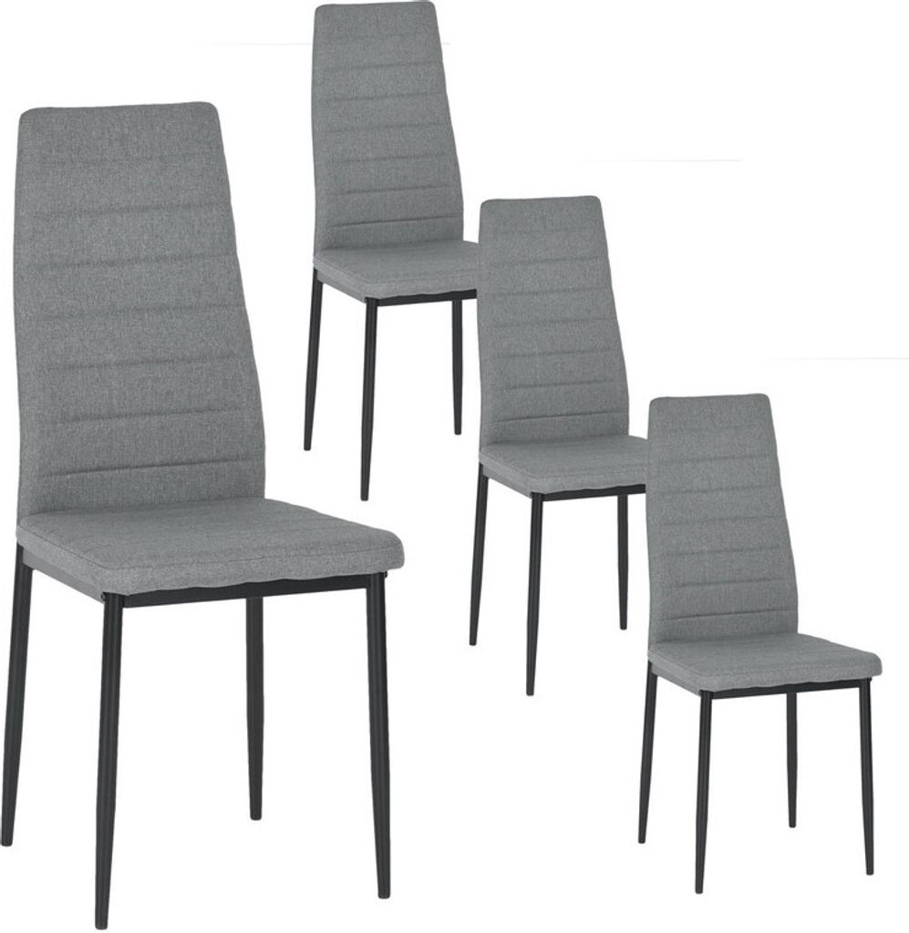 HJ WeDoo 4er Set Esszimmerstühle, Edles Küchenstuhl mit Produktbild 