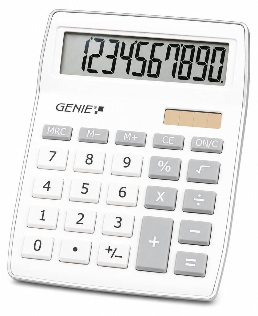 GENIE 12262 Genie Tischrechner 840s silber Image du produit 