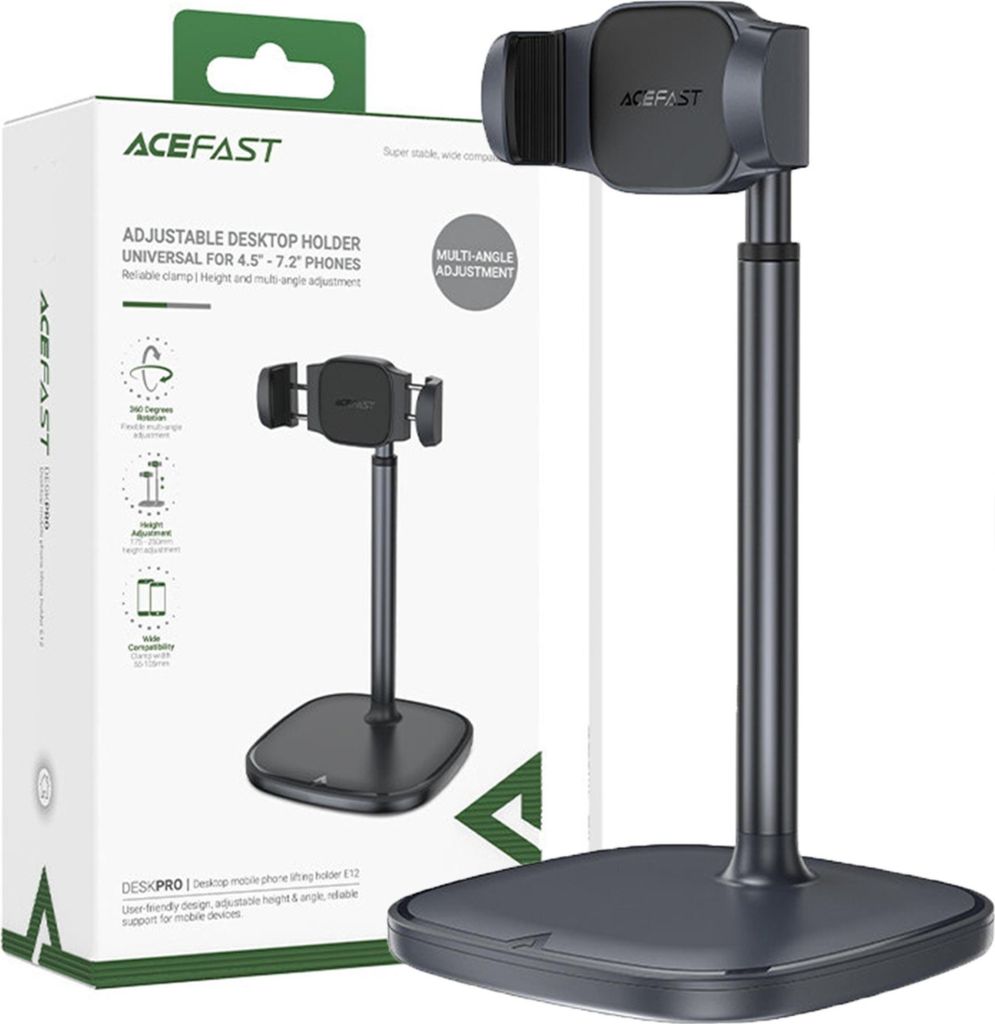 Support télescopique pour téléphone portable Acefast Noir Image du produit 