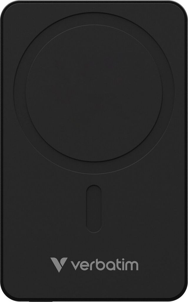 Verbatim Charge 'n' Go Essentials Powerbank MagSafe 20.000 mAh 15W magnetisch, Farbe:Schwarz