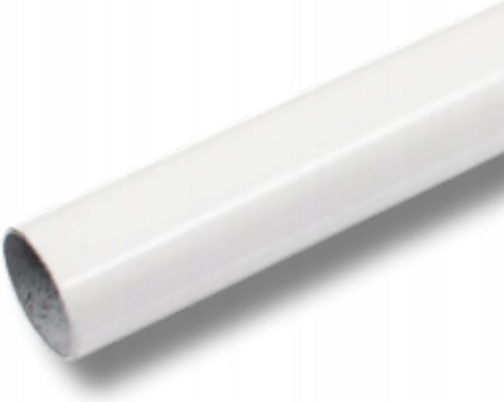 Rohr - Stahlrohr - 160 cm - 25 mm - Weiß - Pulverbeschichtet - Treppengeländer - Füllung der Balustrade