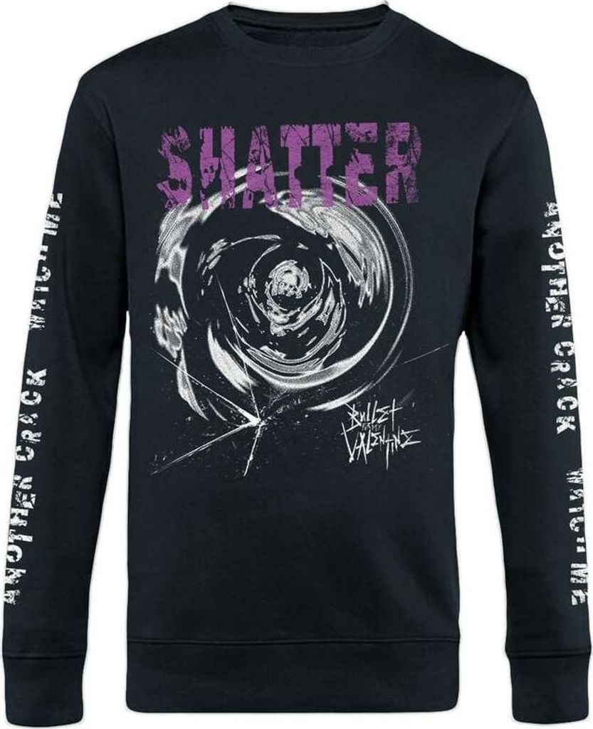 Bullet For My Valentine Langarmshirt Herren Another Crack Watch Me schwarz M