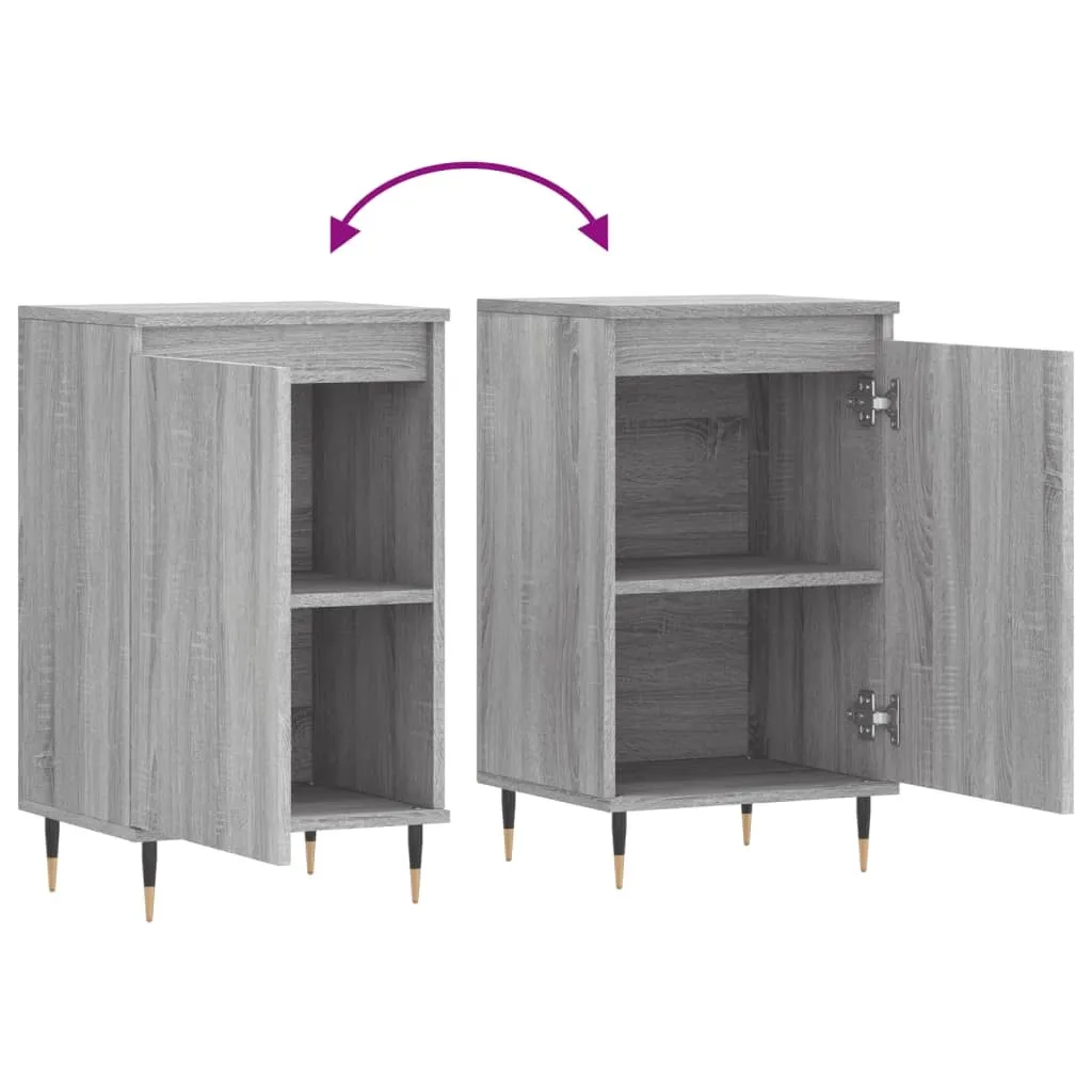 VidaXL Credenza Moderna - Credenza Grigio Sonoma 40x35x70 Cm In Legno Multistrato 93531287