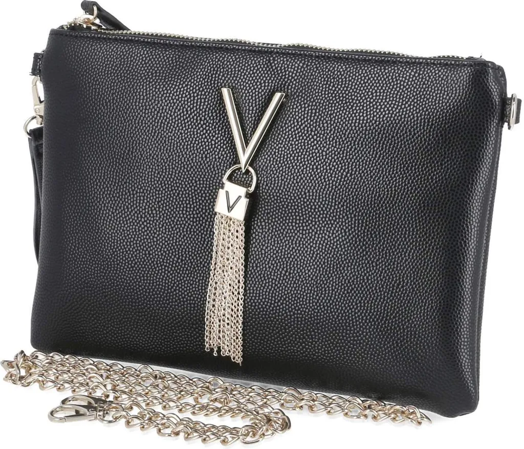 Sac Soirée DIVINA Noir Valentino : Chic, Compact et Facile à Porter