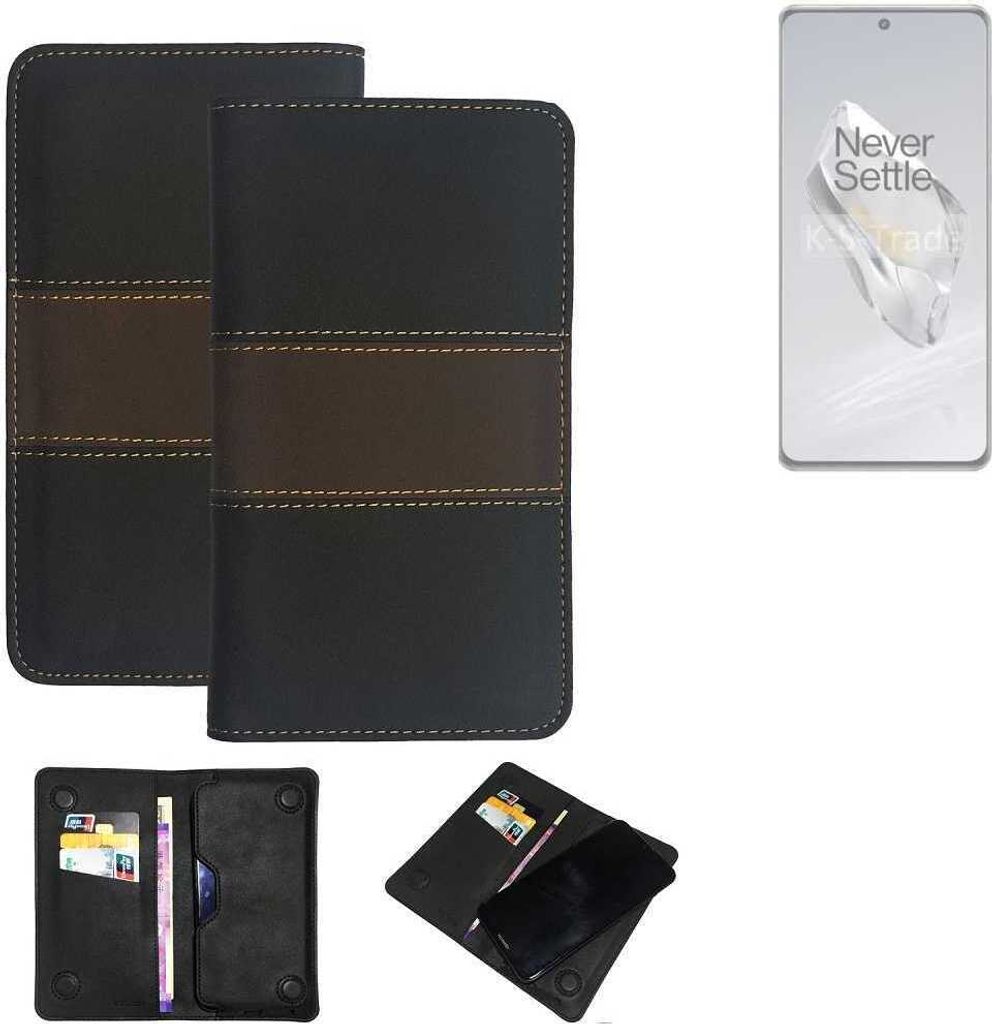 K-S-Trade Hülle Handyhülle kompatibel mit OnePlus OnePlus 12 Schutzhülle Walletcase Bookstyle Tasche Schutz Case Handytasche Wallet Cover
