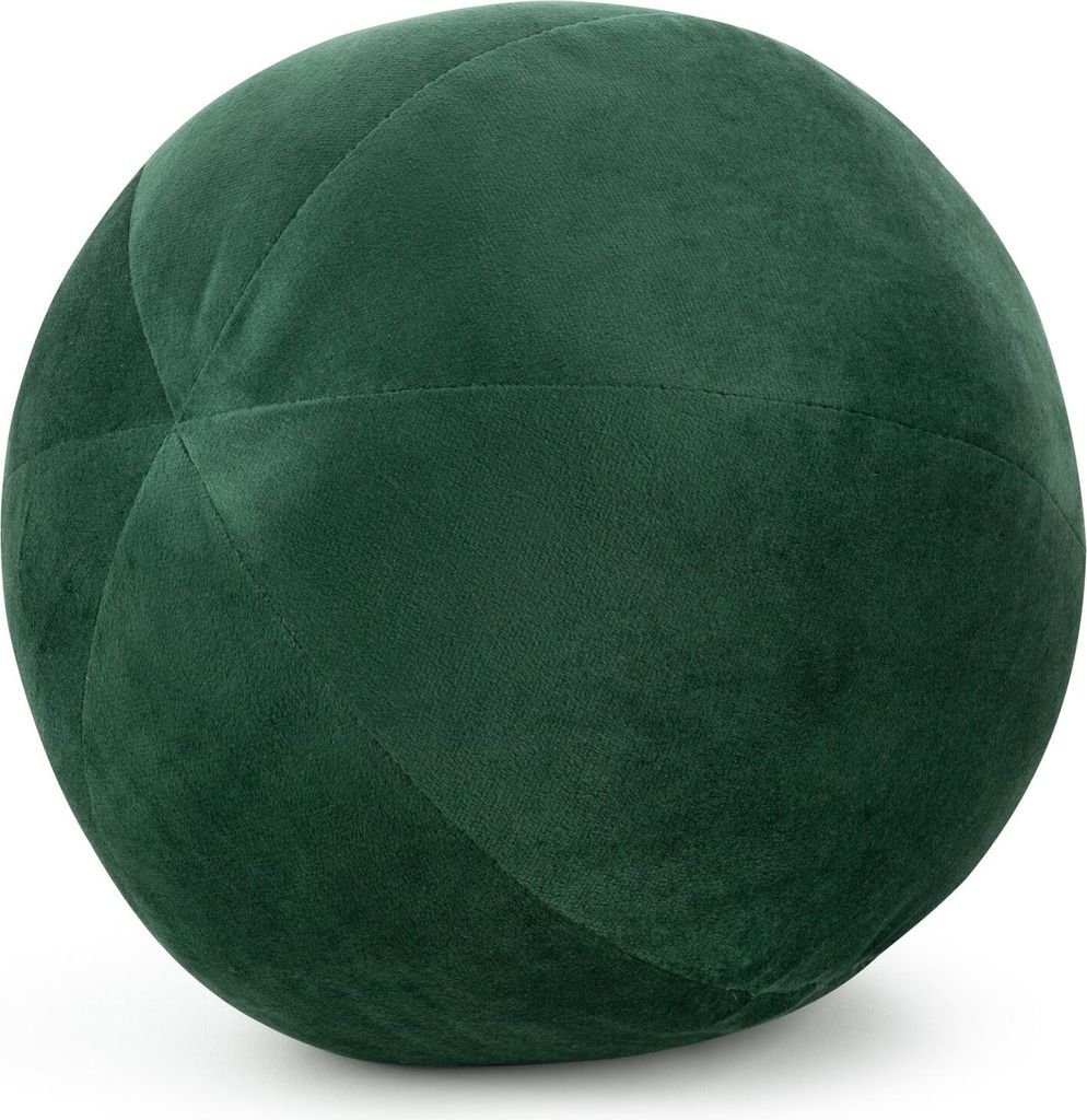 Coussin boule décoratif - coussin câlin GAJANA vert Ø 24 cm Image du produit 