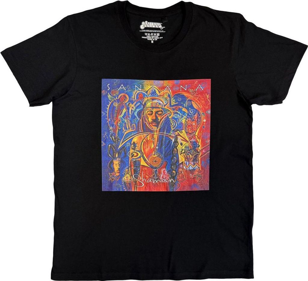 Santana - "Shaman" T-Shirt für Herren/Damen Uni RO15368 (XXL) (Schwarz)