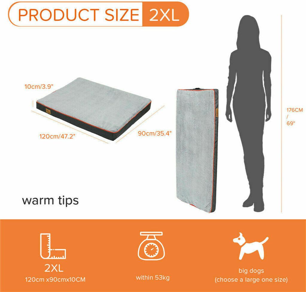 Lit De Camp Grafner XL – Charge Max 150 Kg, Tissu Oxford 600D, Structure Acier Pliable, 192x64x42 Cm, Sac De Transport Inclus – Camping Et Invités