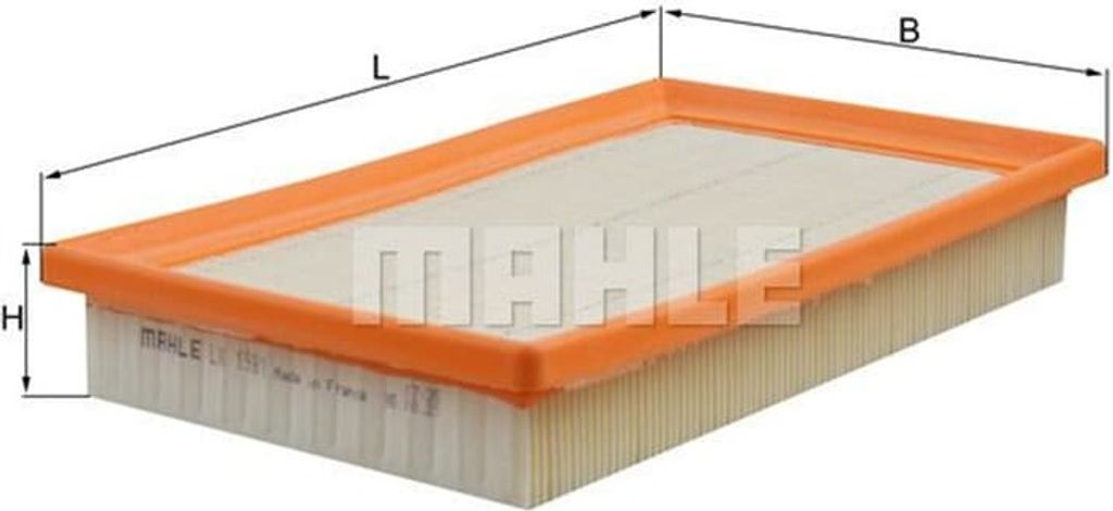 Luftfilter MAHLE LX 1981 für HYUNDAI ATOS (MX) Filtereinsatz