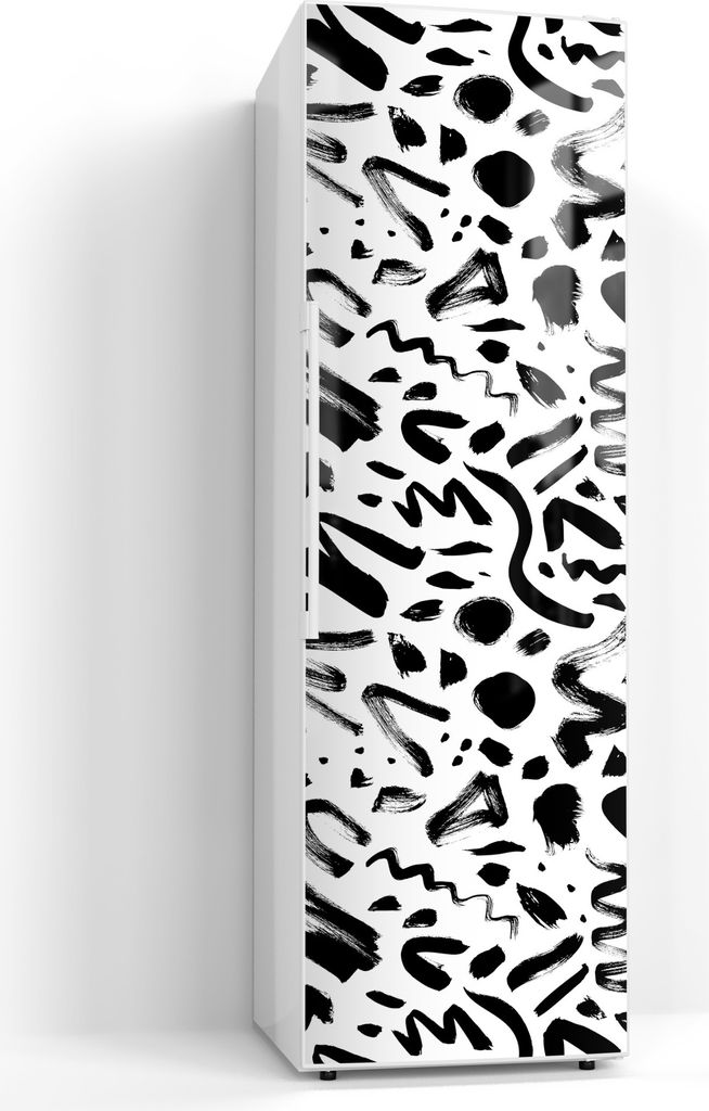 DEQORI Magnetmatte Kühlschrank Standard 60x190 cm 'Kühne Abstraktion' Magnetfolie