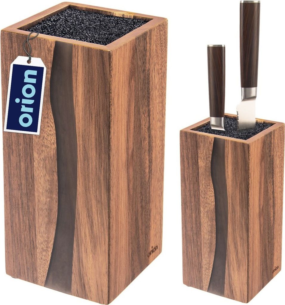 Orion Messerhalter Messerständer Messerblock aus Holz RIVER