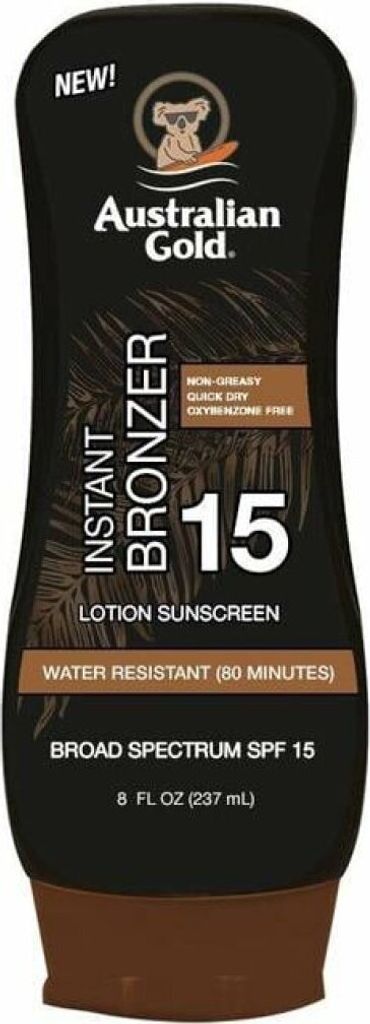 Australian Gold Lotion With Instant Bronzer SPF15 237 ml