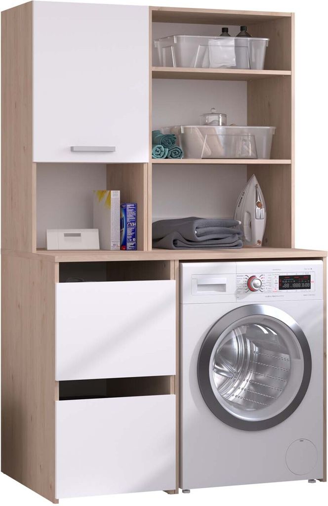 Laundry 5 Waschmaschinenumbauschrank Mehrzweckschrank-Set Produktbild 