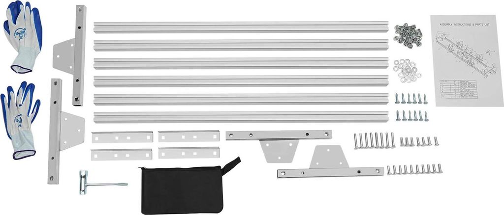 Kettensägen-Sägewerk - Führungsschiene 270 cm - Aluminiumlegierung - - Einstellbare Schnittdicke - Für Geraden Holzzuschnitt - Für Kettensäge