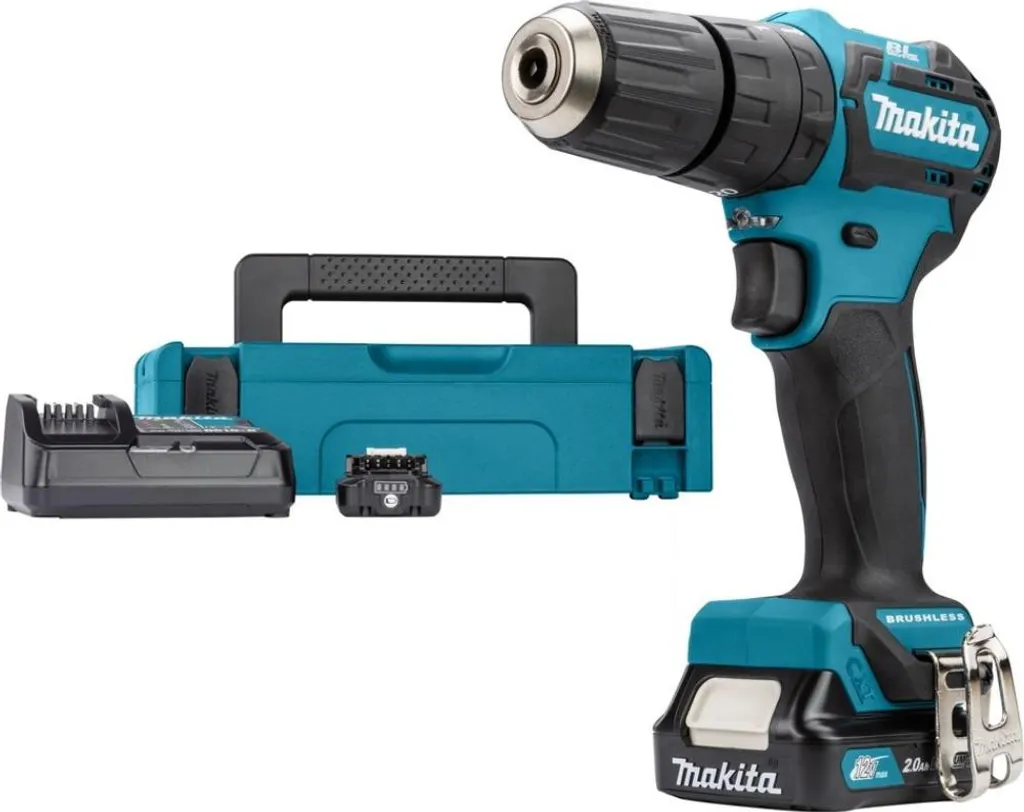Perceuse Visseuse Makita HP332DSAJ 12V 2.0Ah Moteur Brushless et MakPac