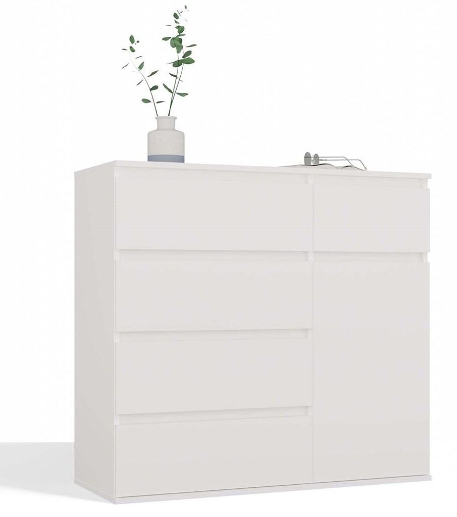 Komoda Malwa 1D5S BIAŁY Zdjęcie produktu 