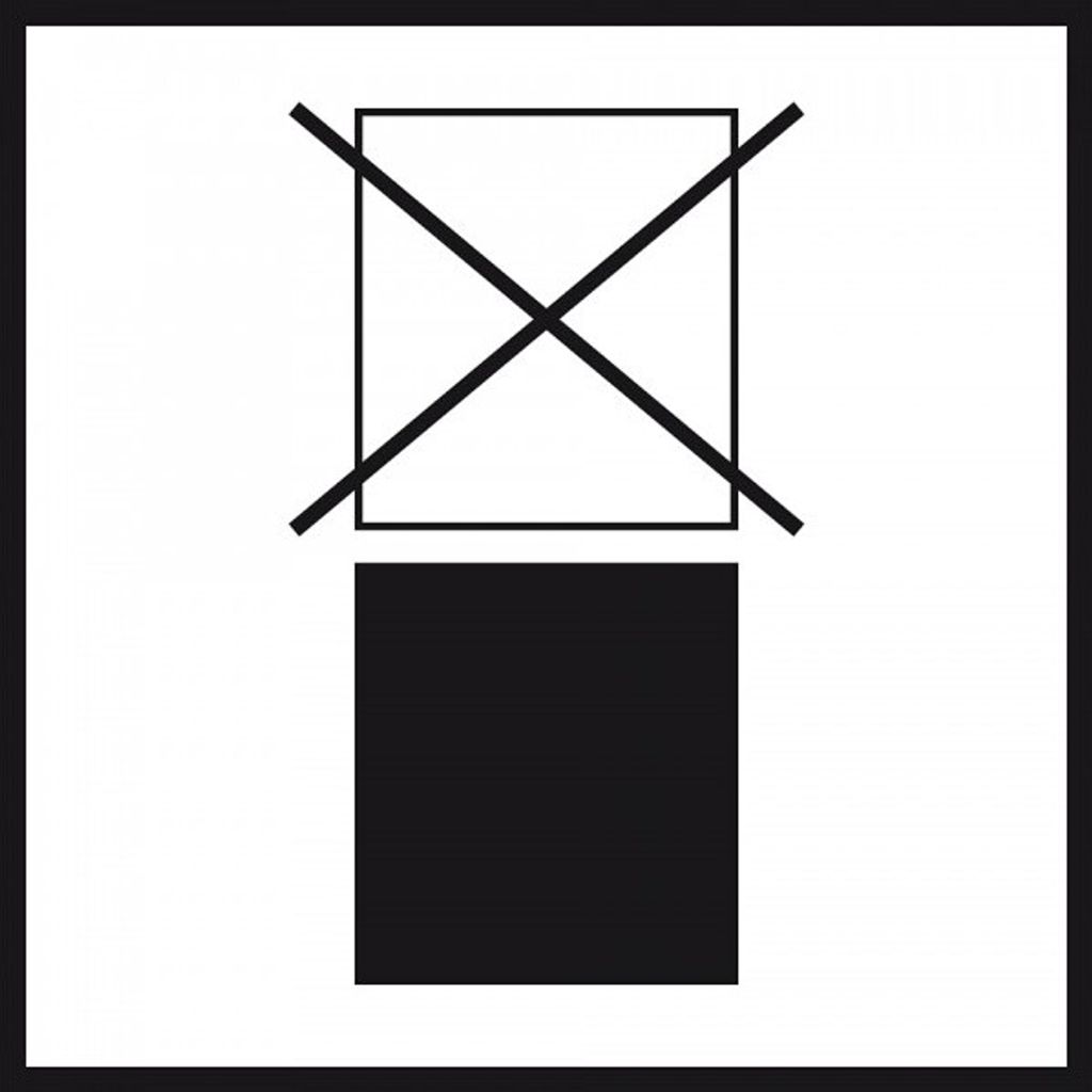 Dreifke Verpackungskennzeichen Nicht stapeln, Folie, seewasserbeständig, 100...